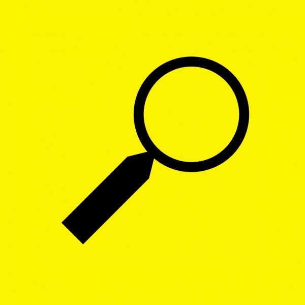 Schritt 1: Zeit nehmen für eine Risikoanalyse Pictogramm Lupe